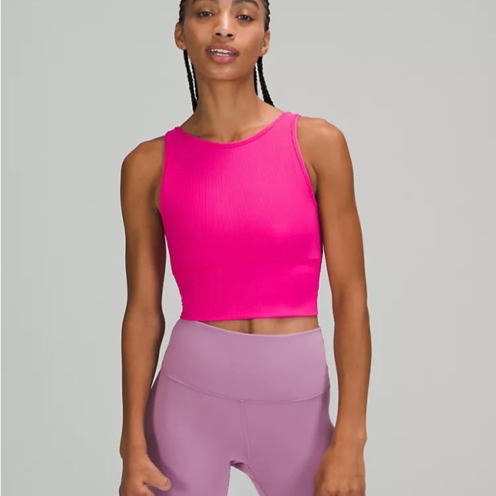 Lulu lemon Power Pivot Ribbed Tank Top